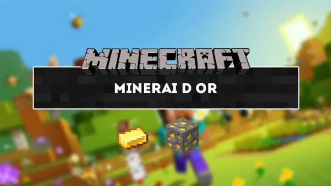 Minecraft : L'or, où en trouver ?