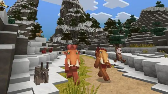 Minecraft : Une collaboration avec l'Âge de glace via un DLC